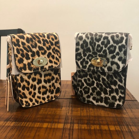 Mellow World Animal Print Cross Body Bags - Picture 1 of 6